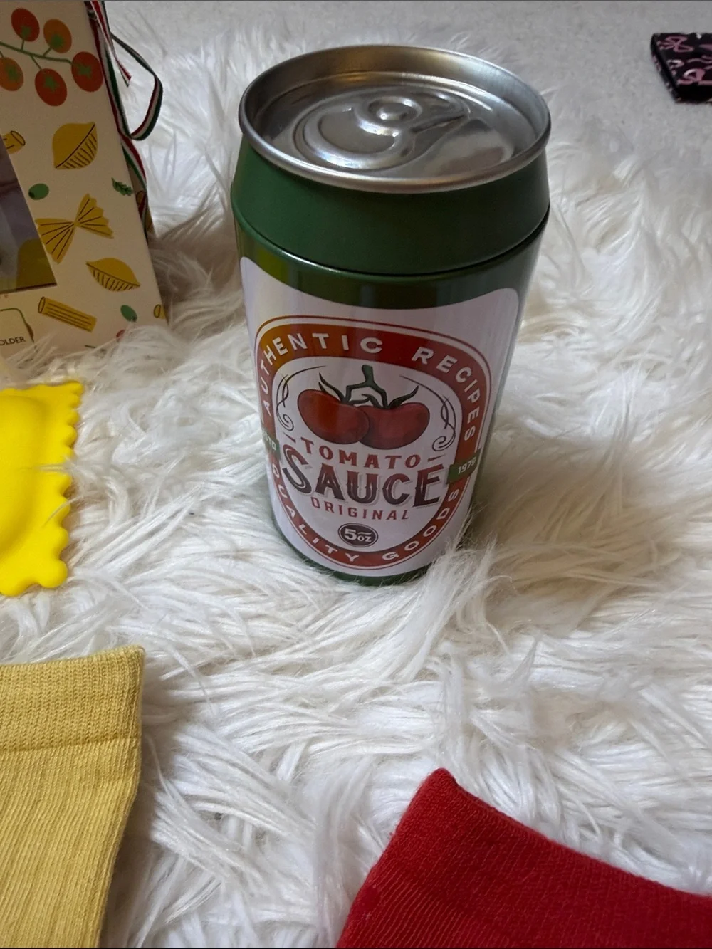 NWT, Buon Appetito Pasta-Themed Sock Set - Multicolor 4 pairs
